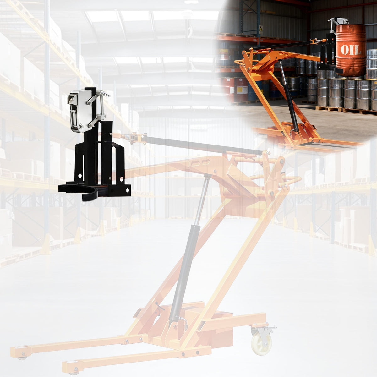 1100LBS Capacity Full Electric Pallet Stacker Walkie Forklift - 5.6FT Lifting Height Portable Material Handling Lift Truck with Foldable Design for Warehouse, Factory, Logistics & Retail