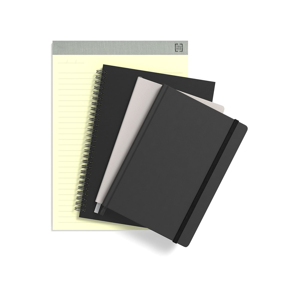 MyOfficeInnovations Large Soft Cover Meeting Notebook Blk TR54985 24377312