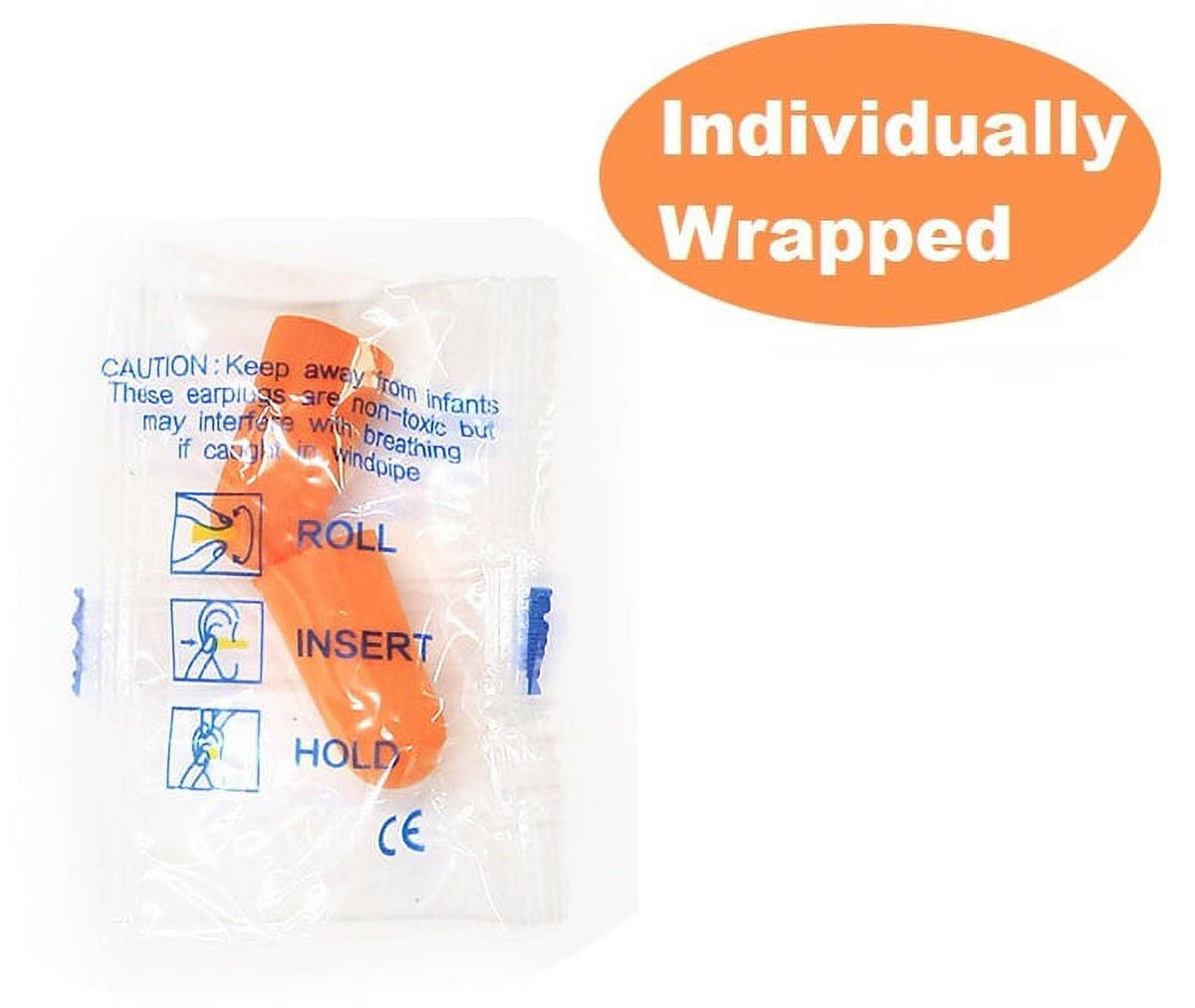 200 Pair Foam Earplugs Noise Cancelling for Wood-Working, Construction, & Factory - 32db