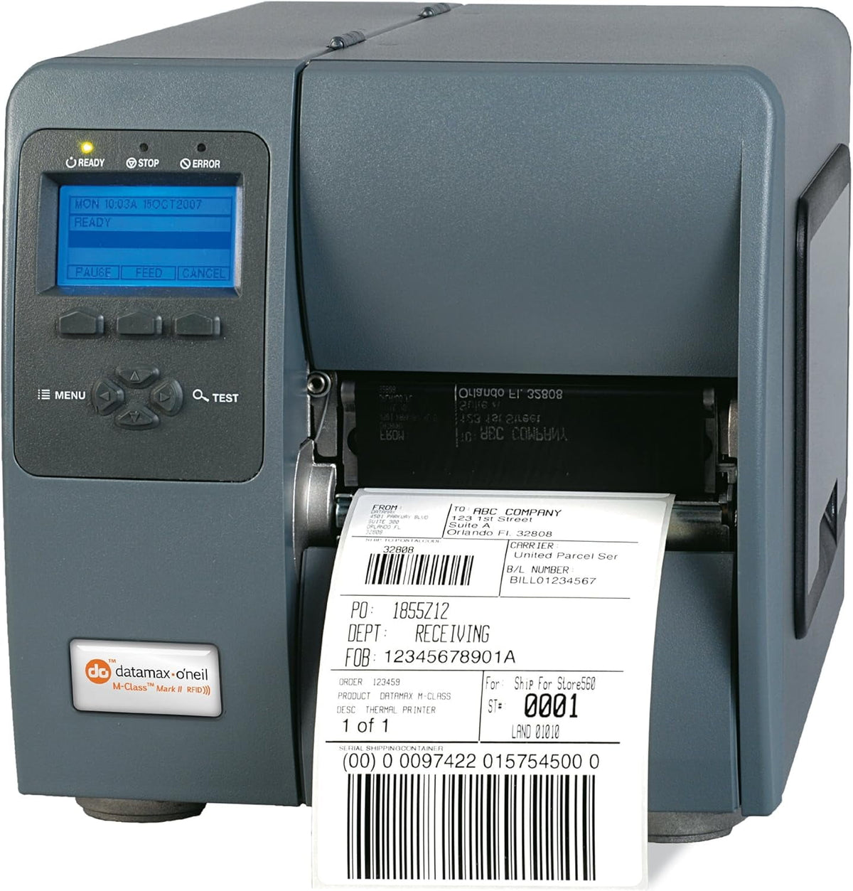 Datamax O’Neal Mark II DMX-M-4210 Thermal Transfer Label Printer – USB, Monochrome, Industrial-Grade