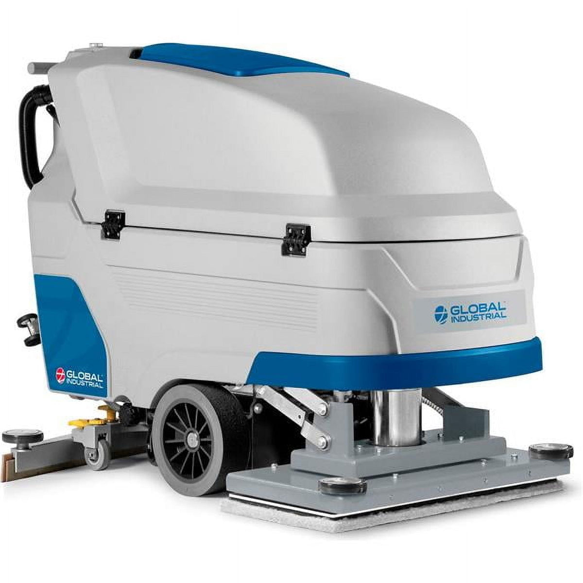 Global Industrial 641841 Orbital Auto Floor Scrubber with Traction Drive 34 in. Cleaning Path