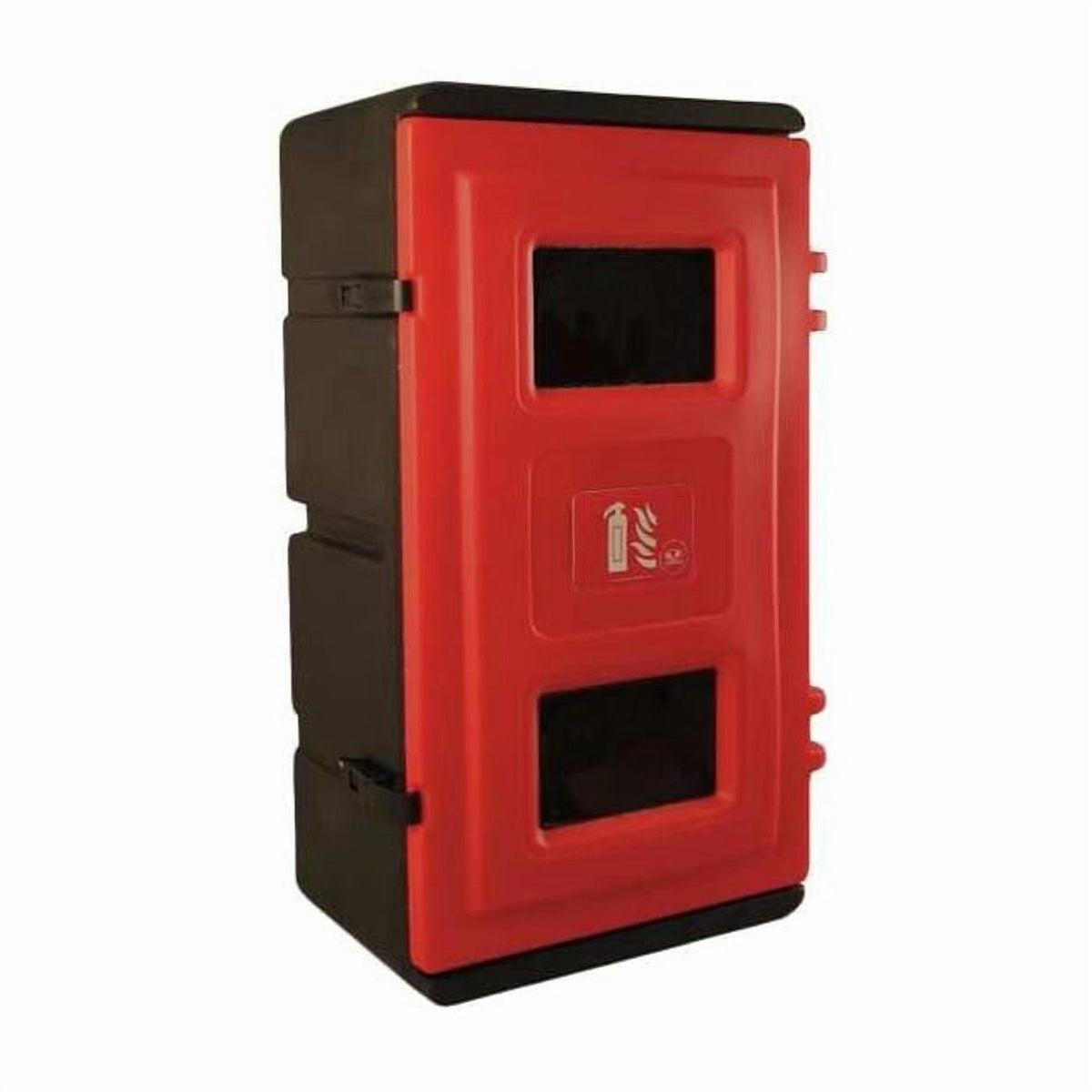 Fire Extinguisher Cabinet, Surface Mount, 24 in Height, Plastic JBDE73