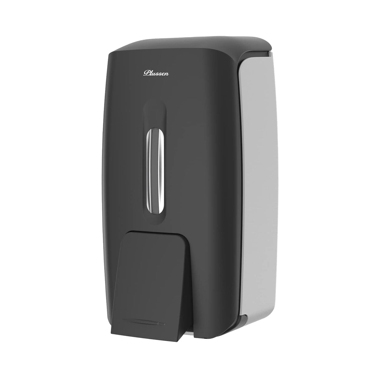 Plussen Manual Wall-Mounted 27oz Commercial Soap & Lotion Dispenser, Silver