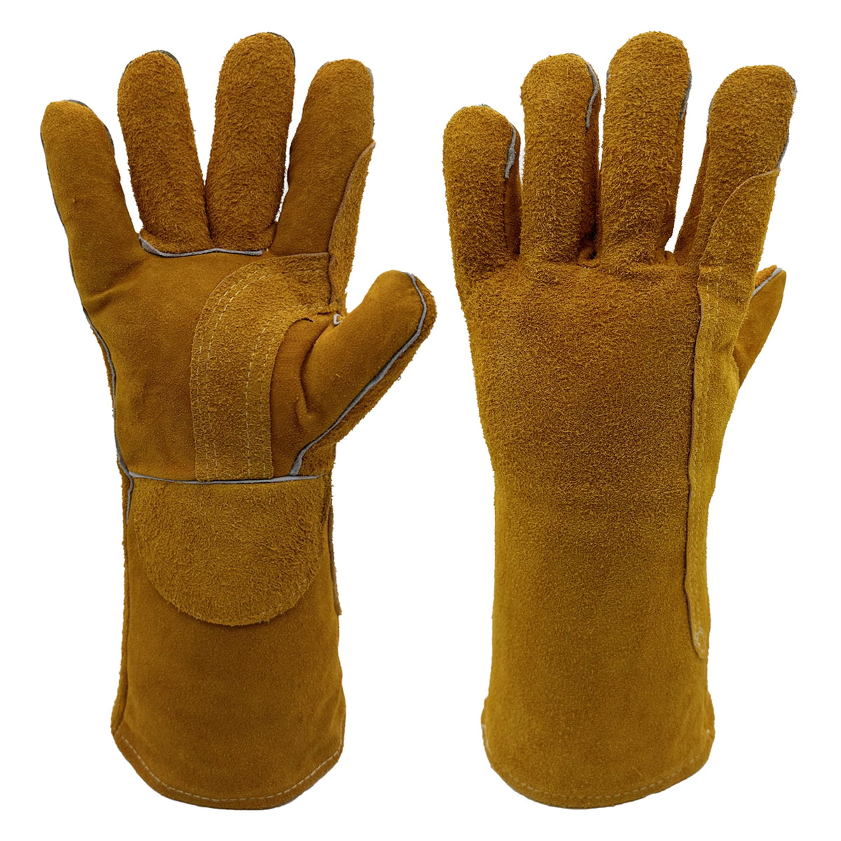 SorenCut Welding Gloves for Men 932°F Fireproof Thermal Wear-Resistant 13 Inch XL for MIG Oven Grill Fireplace