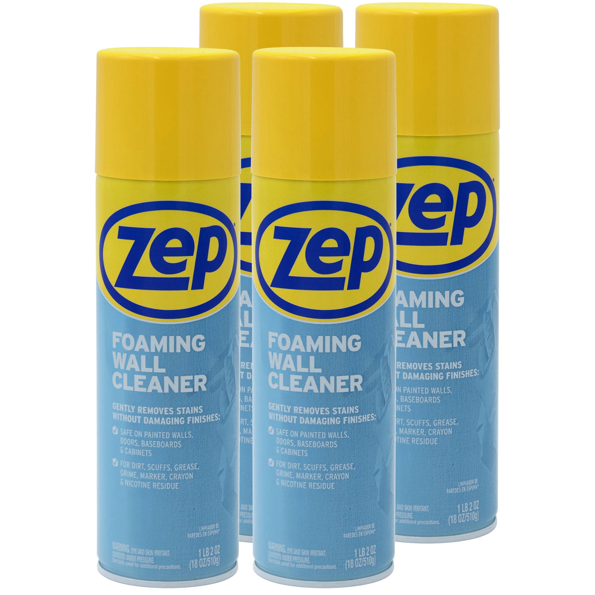 Zep No Scent Wall Cleaner Foam 18 oz