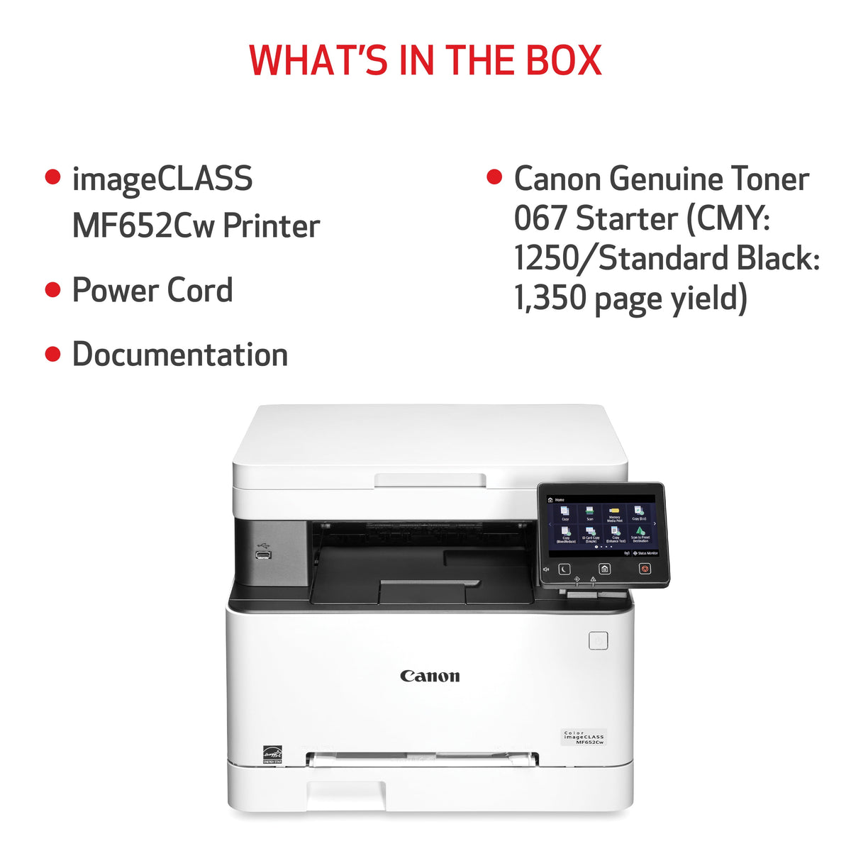 Canon imageCLASS MF652Cw Multifunction Wireless Color Laser Printer