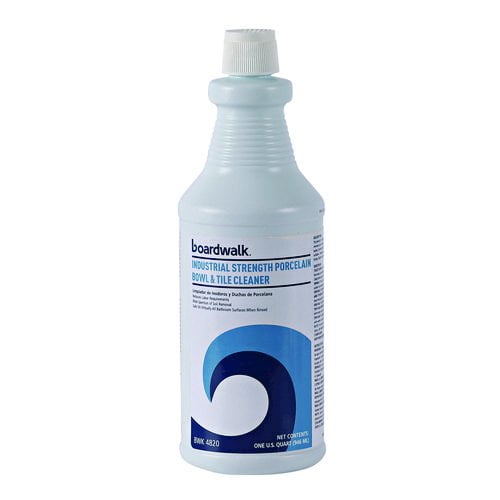 Boardwalk Industrial Strength Porcelain Bowl and Tile Cleaner, Floral Scent, 32 oz Bottle