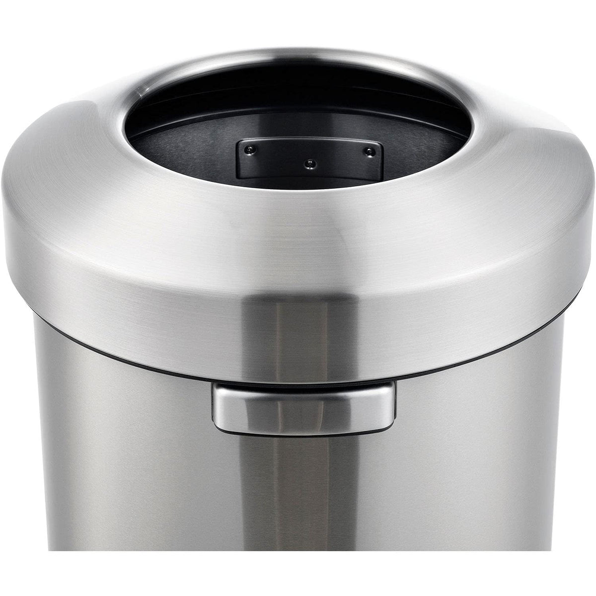 Global Industrial Stainless Steel Round Open Top Trash Can 21 Gallon