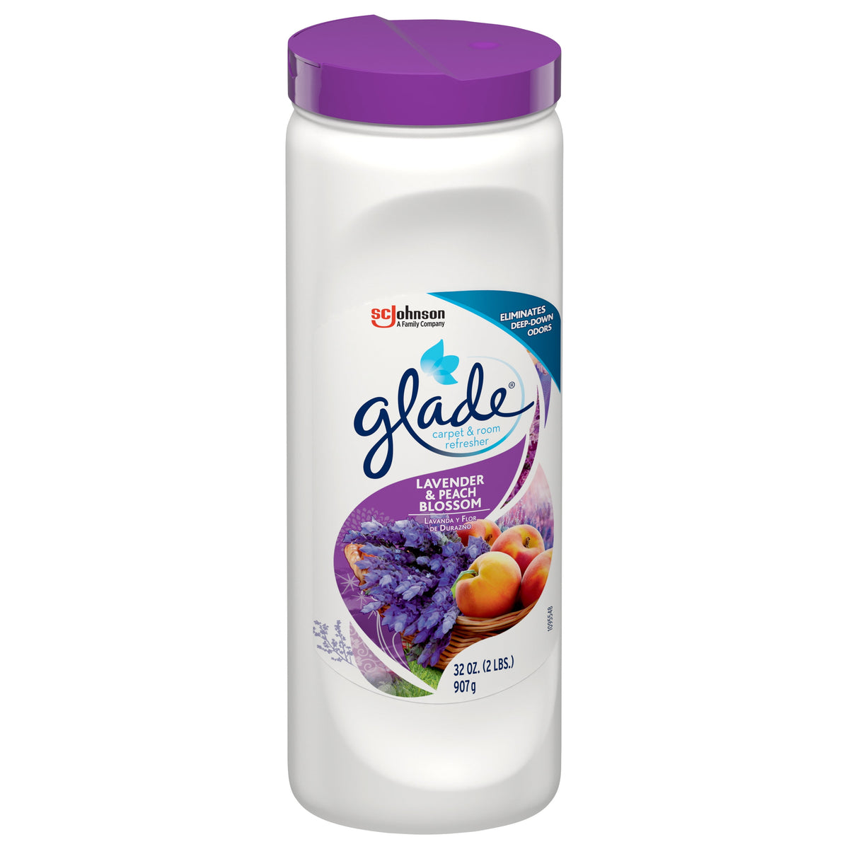 Glade Carpet & Room Freshener 1 CT, Lavender & Peach Blossom, 32 OZ. Total, Air Freshener