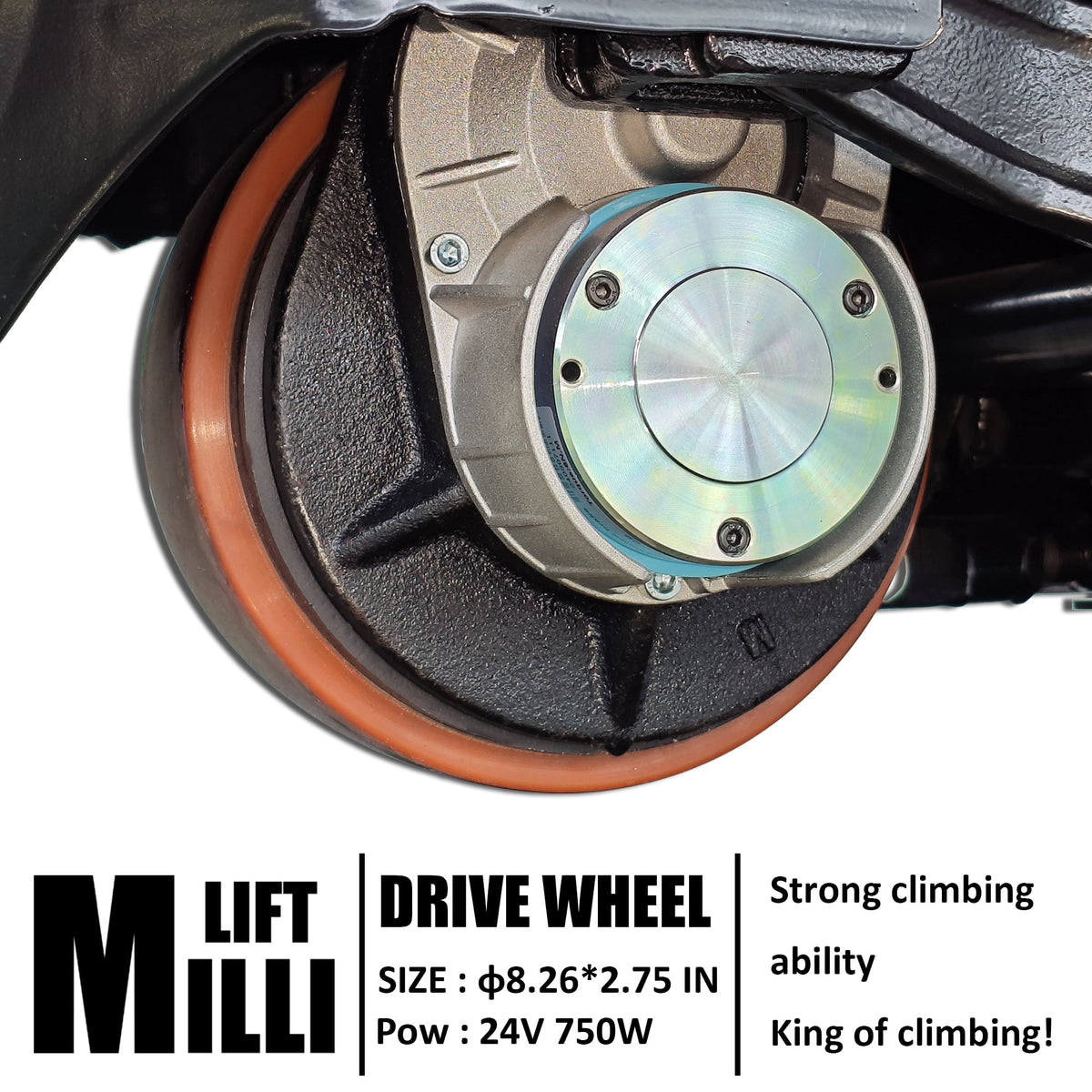 Millilift 3300LB Max Weight Electric Pallet Truck