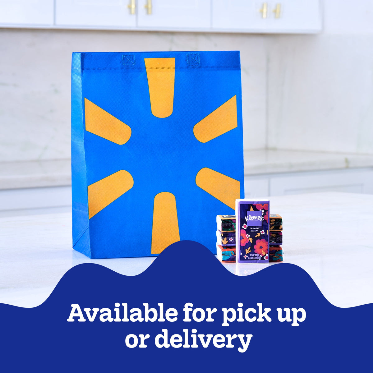 Kleenex On-The-Go 3-Ply Facial Tissues, 8 Pack (80 Total Tissues)