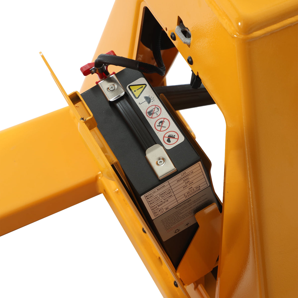 APOLLOLIFT Electric Pallet Jack 3300lb Cap. Lithium Battery Walkie Pallet Truck 48x27" Fork Size