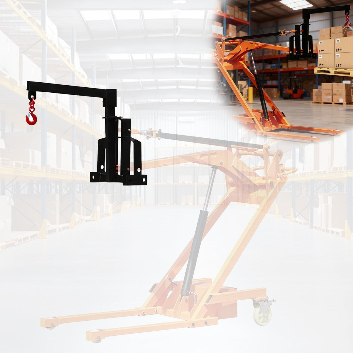1100LBS Capacity Full Electric Pallet Stacker Walkie Forklift - 5.6FT Lifting Height Portable Material Handling Lift Truck with Foldable Design for Warehouse, Factory, Logistics & Retail