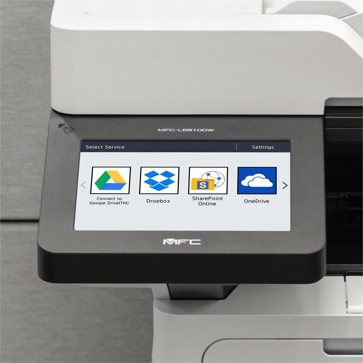Brother MFC-L6810DW Enterprise Monochrome Laser All-in-One Printer with Low-cost Printing, Large Paper Capacity, Wireless Networking, Advanced Security Features, and Duplex Print, Scan, and Copy