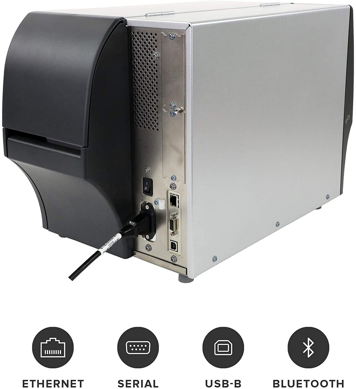 Restored Zebra ZT411 Industrial Thermal Transfer / Direct Thermal Label Printer – 203 DPI, 4-inch Print Width, USB, Serial, Ethernet, Bluetooth – ZT41142-T010000Z (Refurbished)