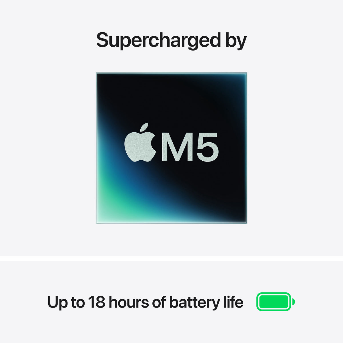 Apple 13" MacBook Air with M5 chip, 10 core CPU / 8 core GPU, 16GB Memory, 512GB SSD - Midnight