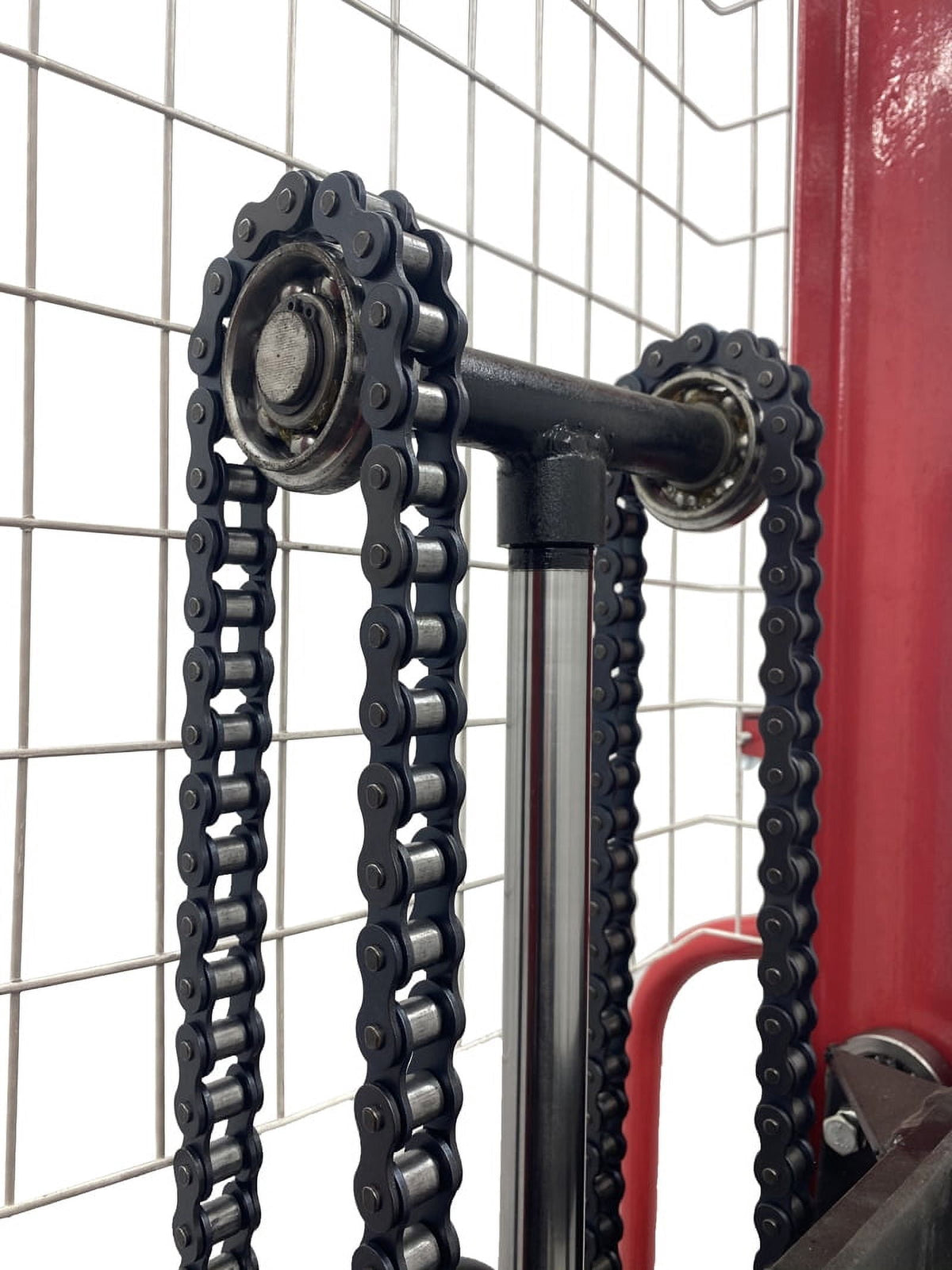 Manual Hand Stacker 4400lbs Hydraulic Pallet Forklift