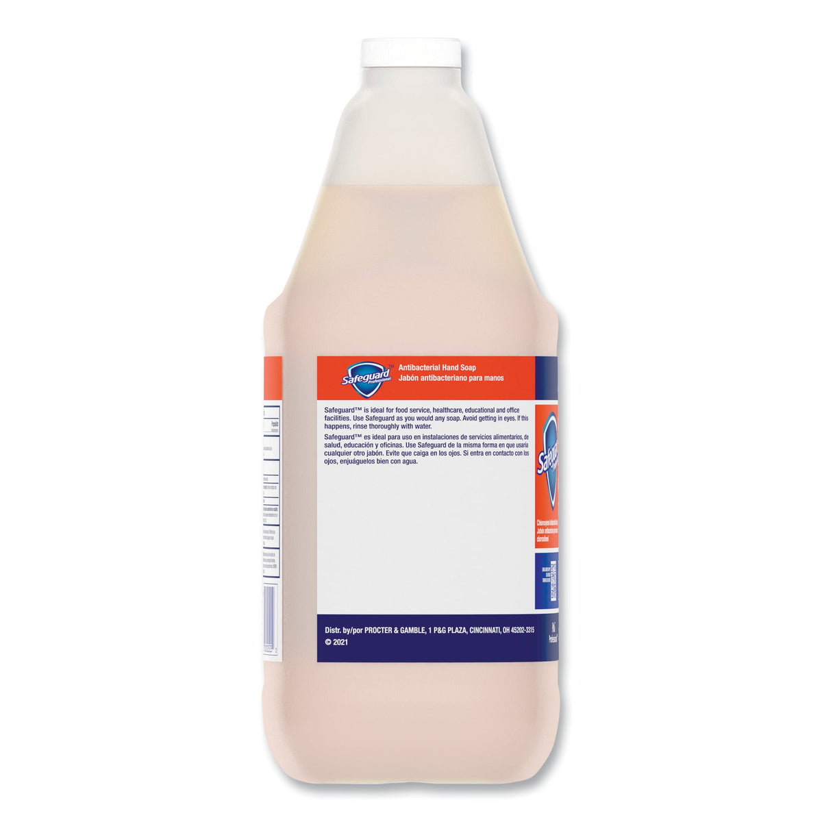 Safeguard Professional Antibacterial Liquid Hand Soap, Light Scent, 1 gal Bottle, 2/Carton
