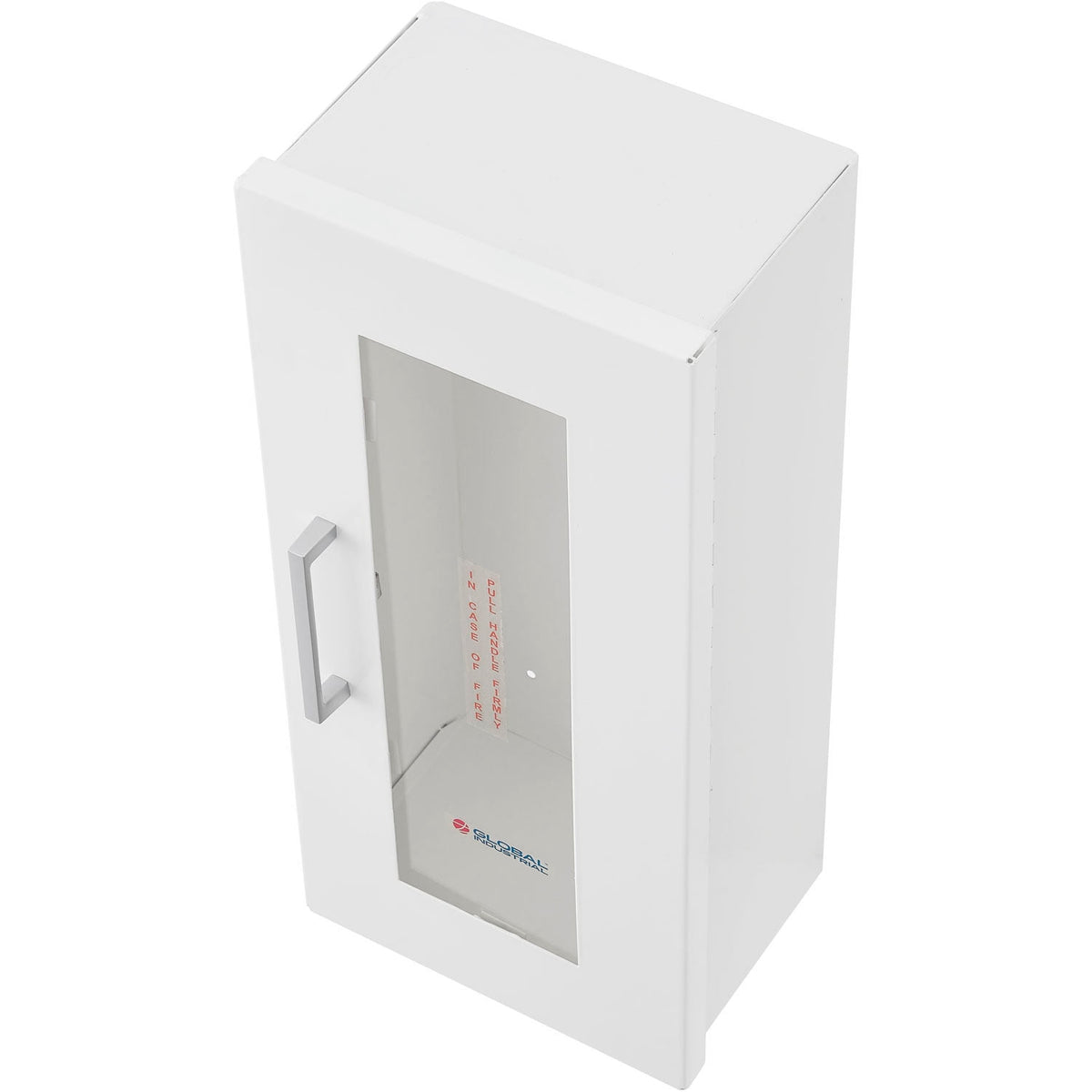 Global Industrial Fire Extinguisher Cabinet, Surface Mount, Fits 2-1/2-5 Lbs.