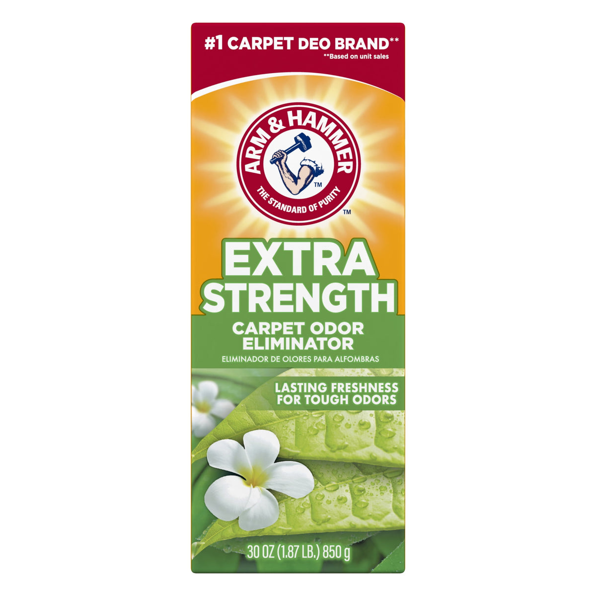 (3 pack) ARM & HAMMER Extra Strength Carpet Odor Eliminator Powder, Fresh Scent, 30 oz