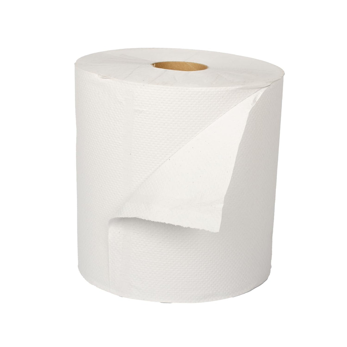 Karat Commercial Paper Towel Rolls, White, 1-Ply, 7.76 in x 750 ft, Case of 6