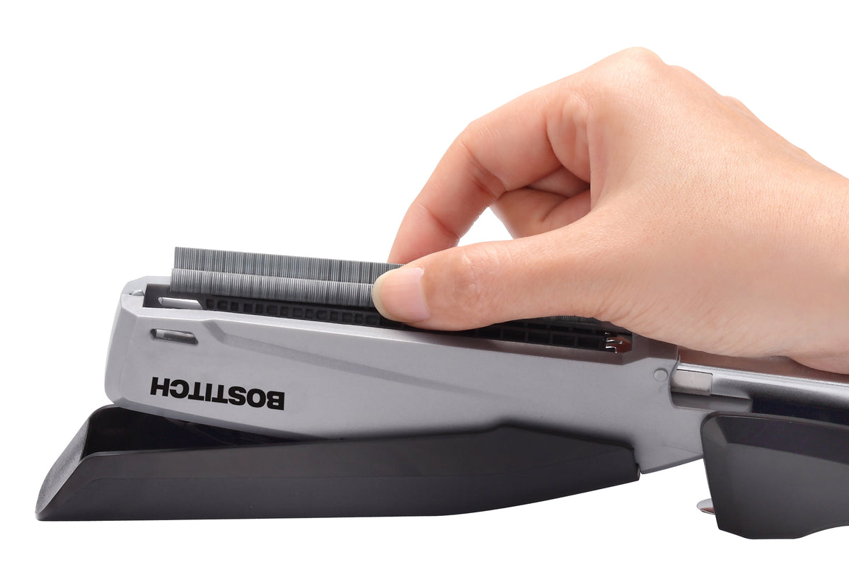 Bostitch Eco-Friendly Manual Desktop Stapler, One-Finger Technology, Jam-Free with Standard Staples.