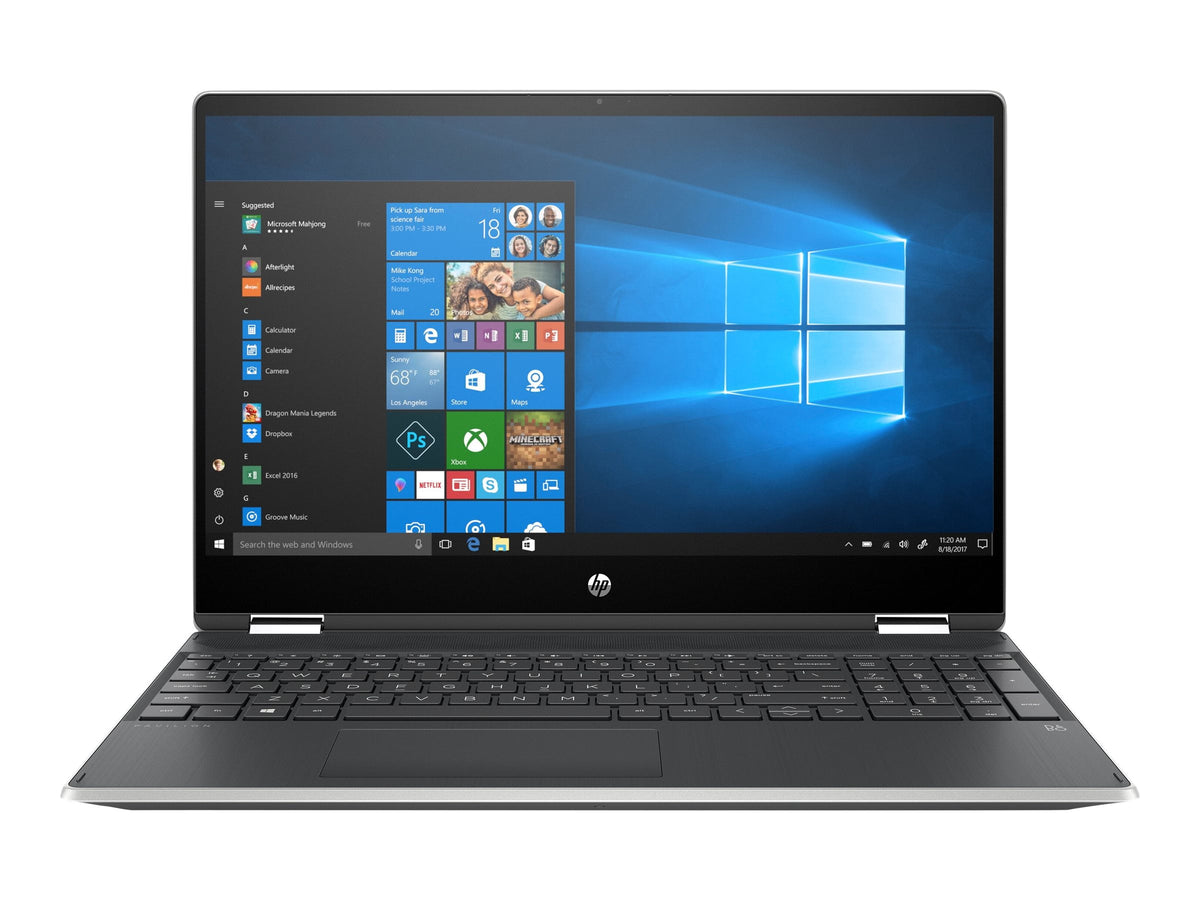 HP 15-dq0953cl Pavilion x360 15.6" HD Touchscreen i5-8265U 1.6GHz Intel UHD Graphics 620 8GB RAM 512GB SSD Win 10 Home Silver