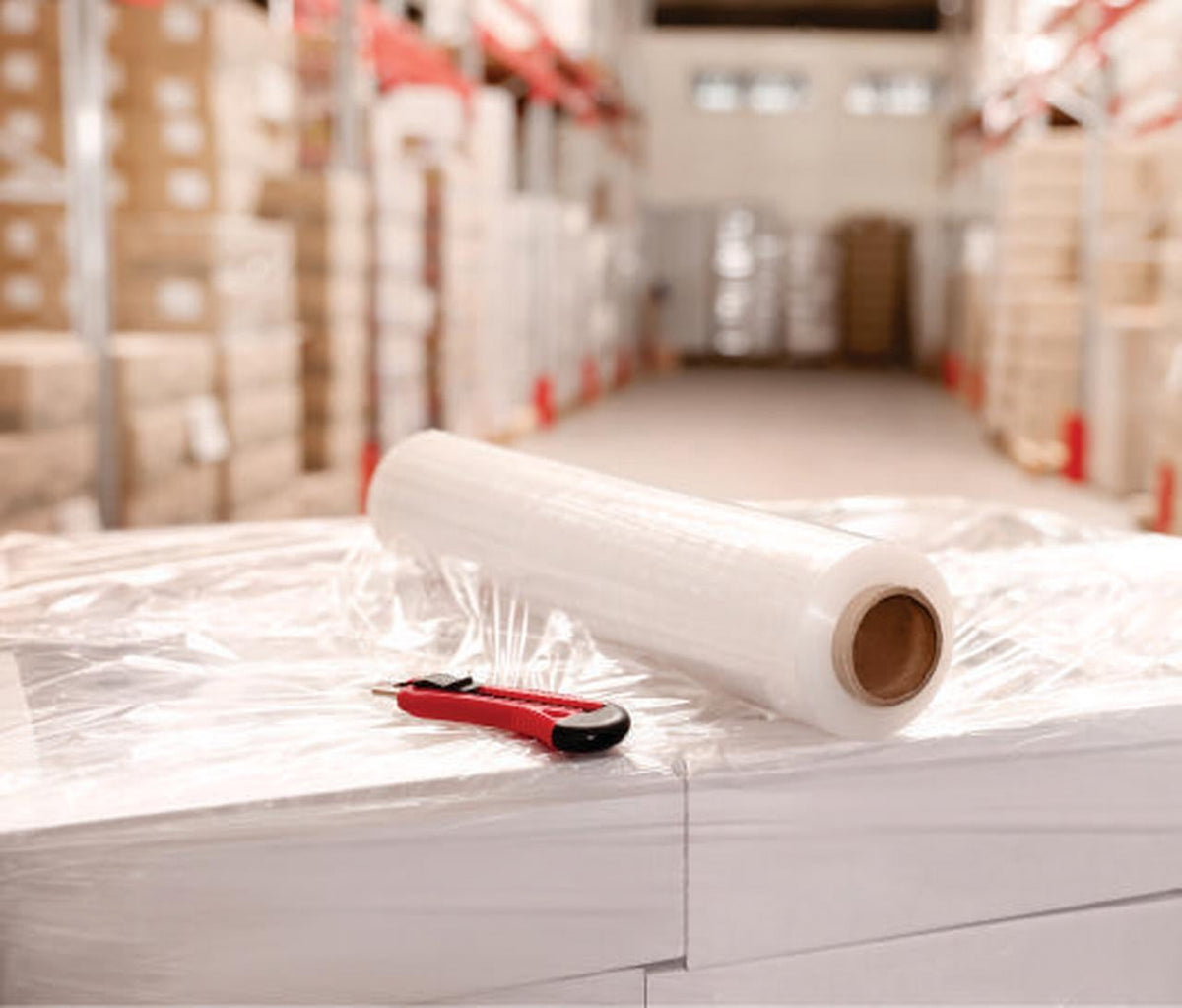 Alliance Stretch Film Hand Bundling - Clear, 18" x 1200ft, 60 Gauge, 48 Cartons - 192 Roll Pallet, Industrial Heavy Duty Shrink Wrap for Packing, Shipping, Pallet and Moving Supplies…