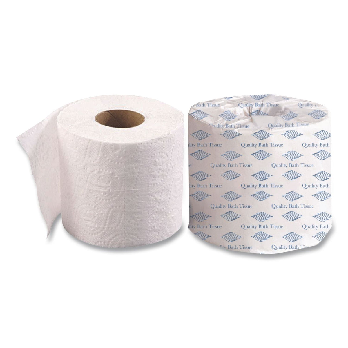 GEN Standard Toilet Paper, 2-Ply, White, 400 Sheets per Roll, 96 Rolls Carton