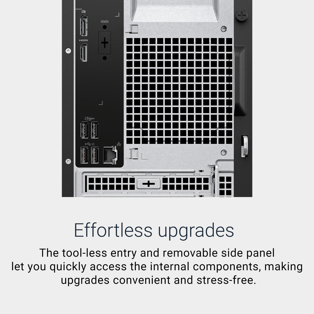 Dell Tower Desktop, Intel® Core™ Ultra 7, 16 GB, DDR5, 1 TB, Black, Windows 11 Home