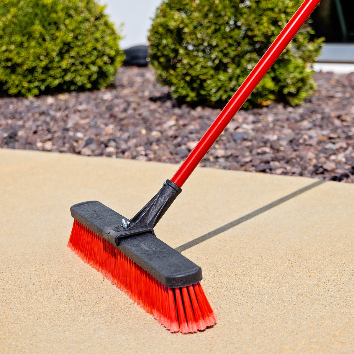 Libman High Power 24" Multi-Surface Push Broom with Steel Handle
