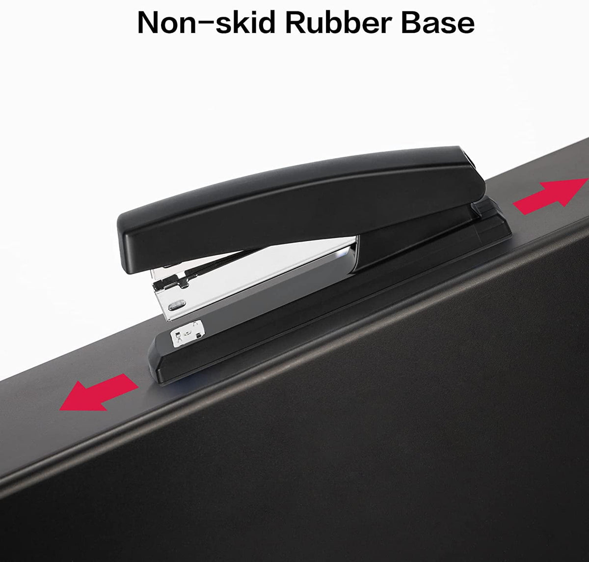 Deli Stapler, Desktop Stapler, Office Stapler, 20 Sheet Capacity, Includes 1000 Staples and Staple Remover, Black