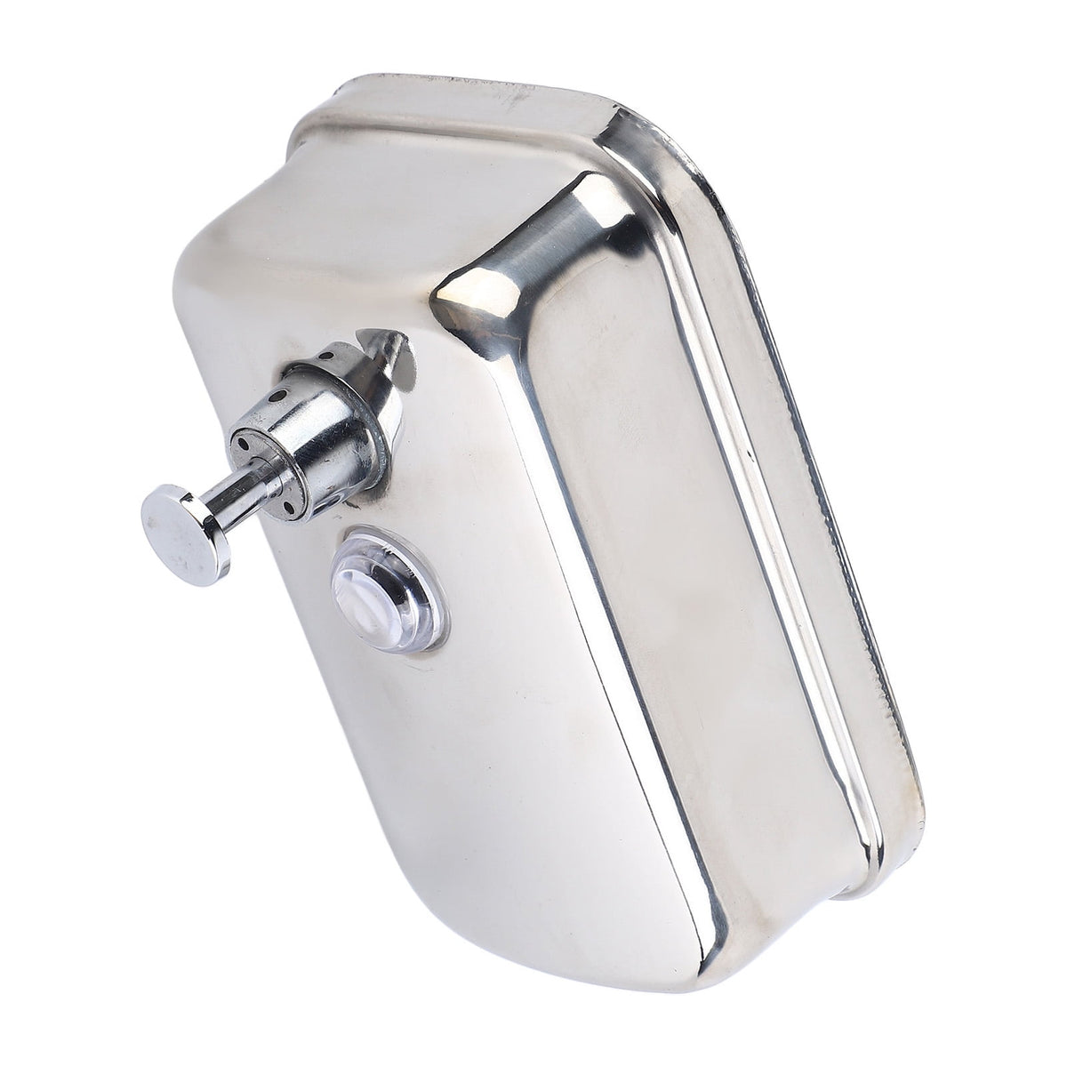 UsilkU Stainless Steel Wall Mounted Manual Soap Dispenser for Commercial & Hotel Restrooms, 16.9 oz / 500 ml
