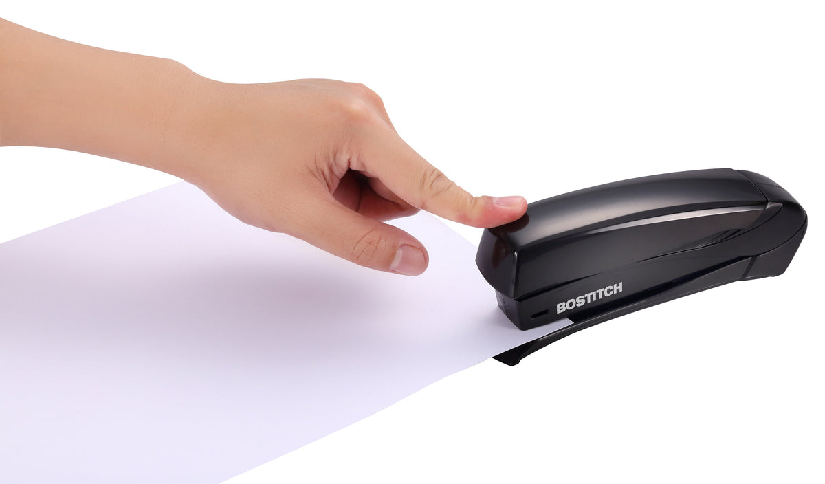 Bostitch Inspire Spring-Powered Desktop Stapler, 20 Sheet Capacity, Reduced Effort
