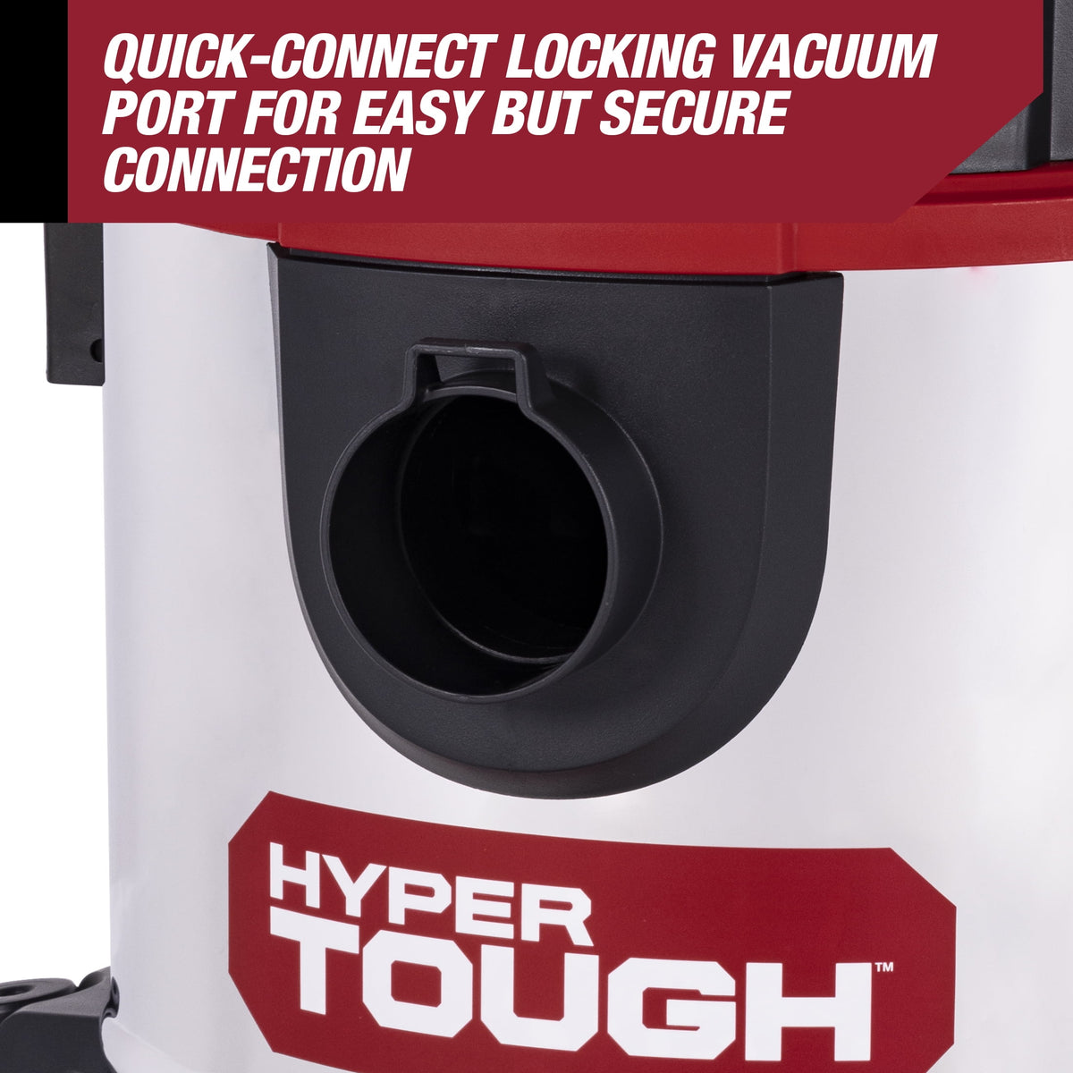 Hyper Tough 4 Gallon 4 HP Stainless Steel Wet Dry Vacuum for Home, Car, Garage & Workshop