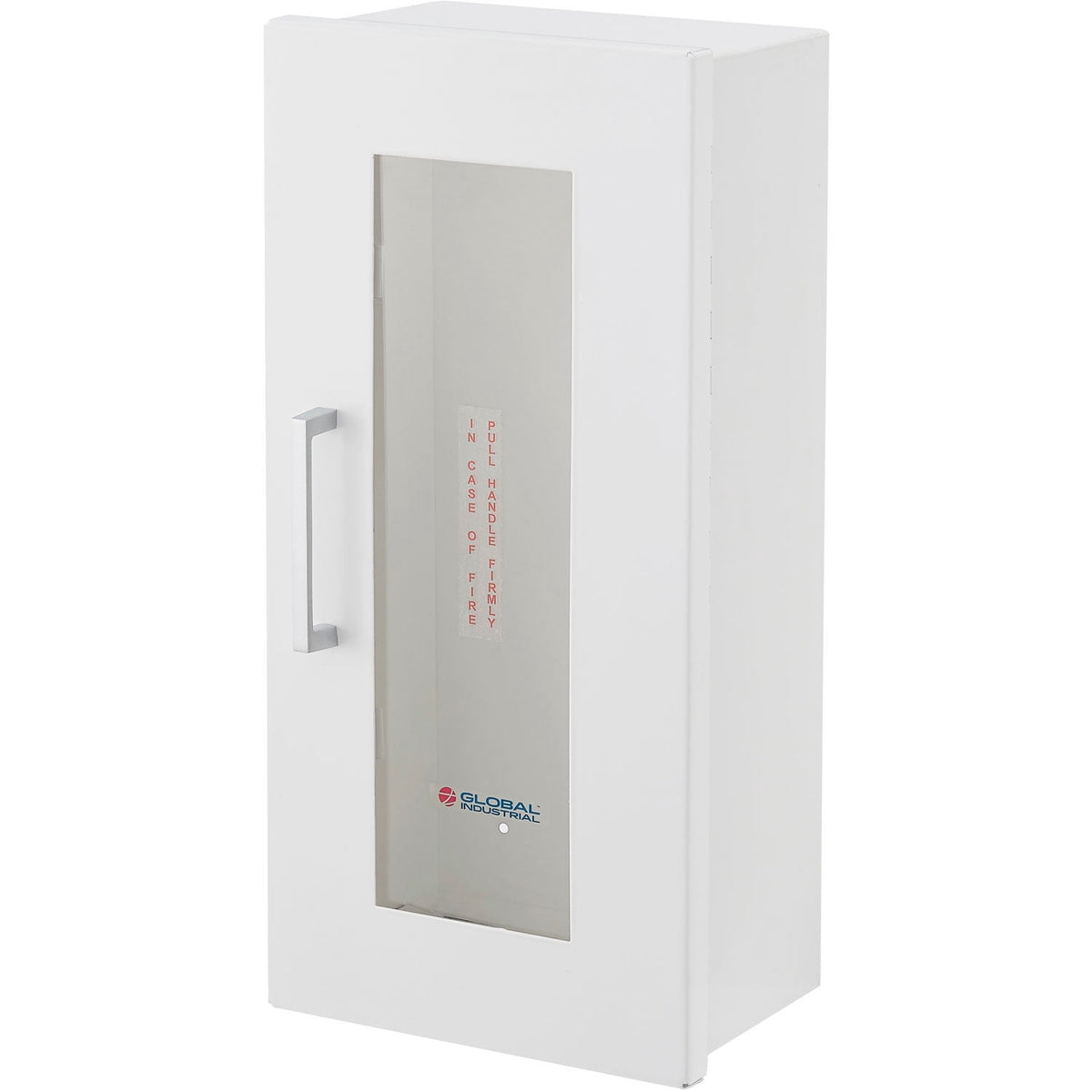 Global Industrial Fire Extinguisher Cabinet, Surface Mount, Fits 2-1/2-5 Lbs.