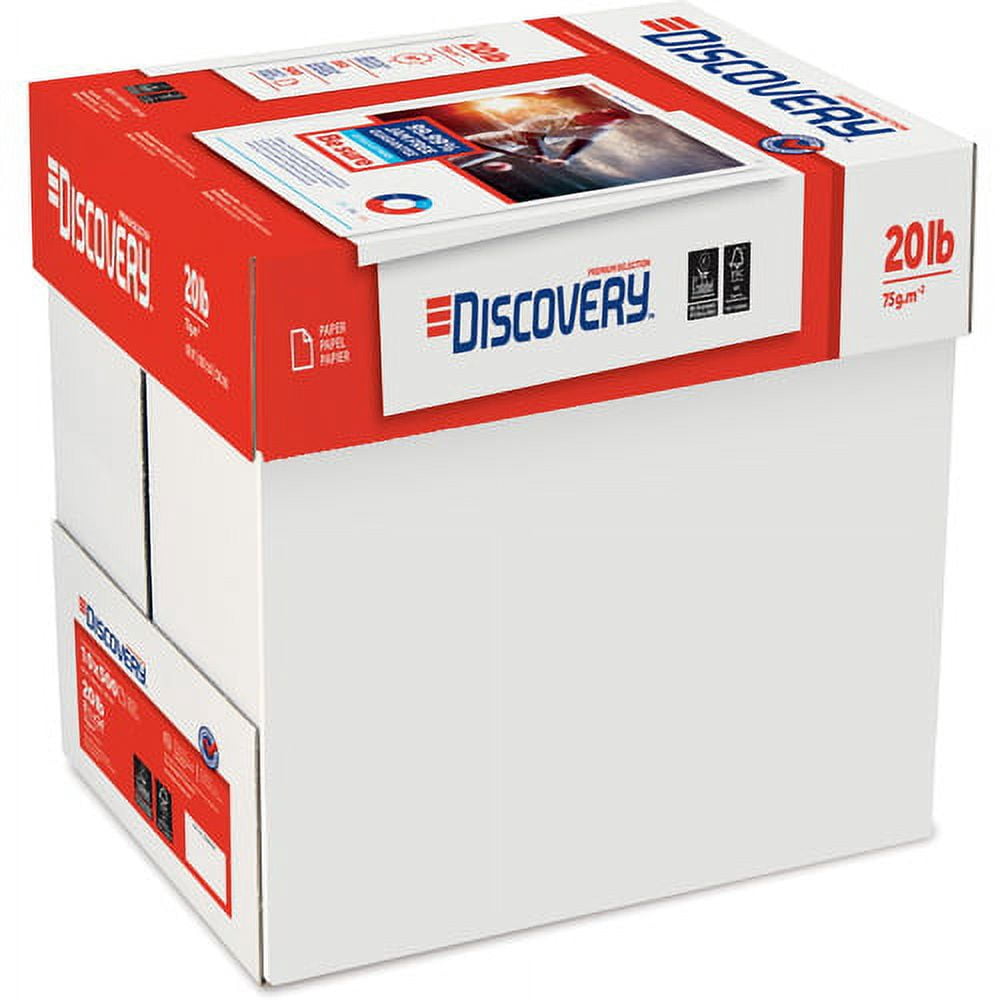 Discovery Premium Selection Laser, Inkjet Copy & Multipurpose Paper Legal - 8 1/2" x 14" - 20 lb Basis Weight - 5000 / Carton - White