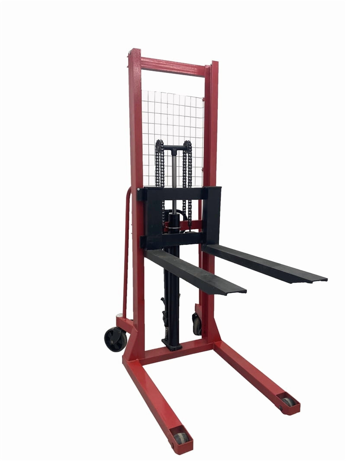 Manual Hand Stacker 4400lbs Hydraulic Pallet Forklift