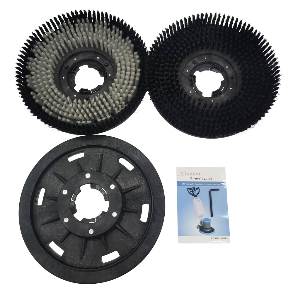 17" Floor Polisher Machine Commercial and Industrial Floor Scrubber Buffer Heavy Duty Polisher Machine 110V