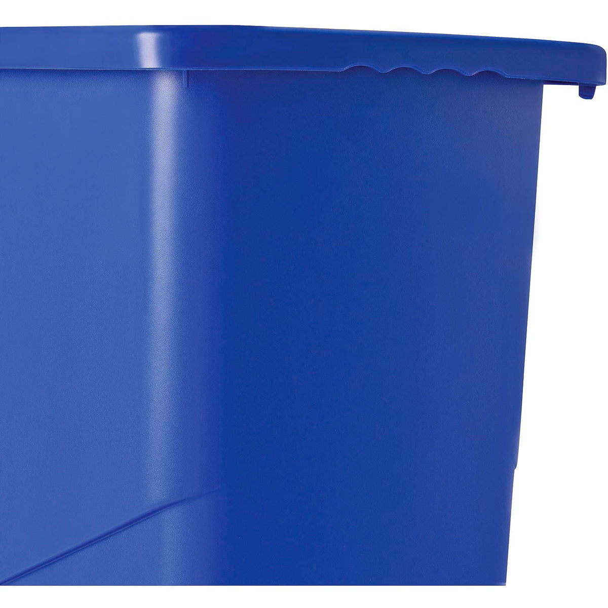 Global Industrial Slim Trash Container, 23 Gallon, Blue