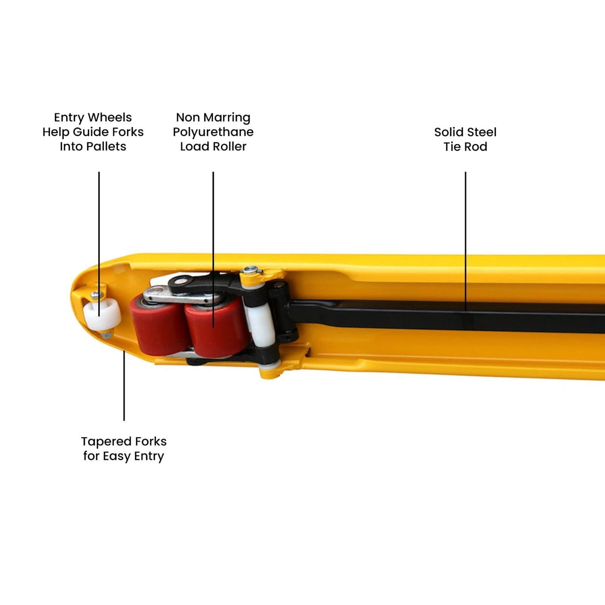 5Seconds 5500 lb. Max Weight 48 x 27 in Manual Pallet Truck