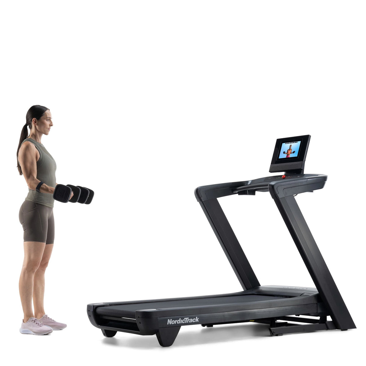NordicTrack Commercial 1250: Folding Treadmill with Incline & Decline, 10" Smart HD Touchscreen, Bluetooth, Premium Features, iFIT Membership Required for Interactive Workouts, Streaming & More