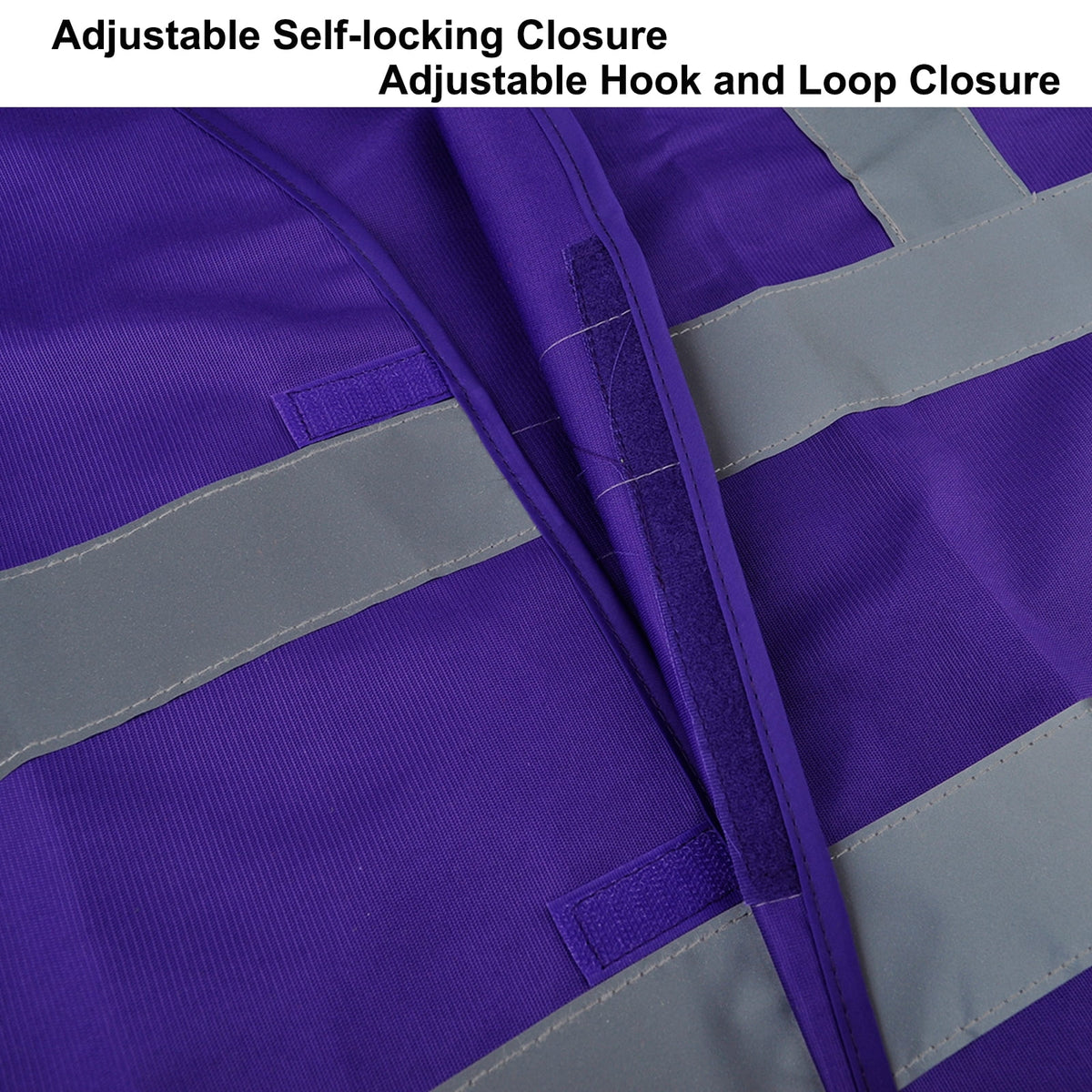 10 Pack Industrial Safety Vest with Reflective Stripes, ANSI / ISEA Class 2-Red-S