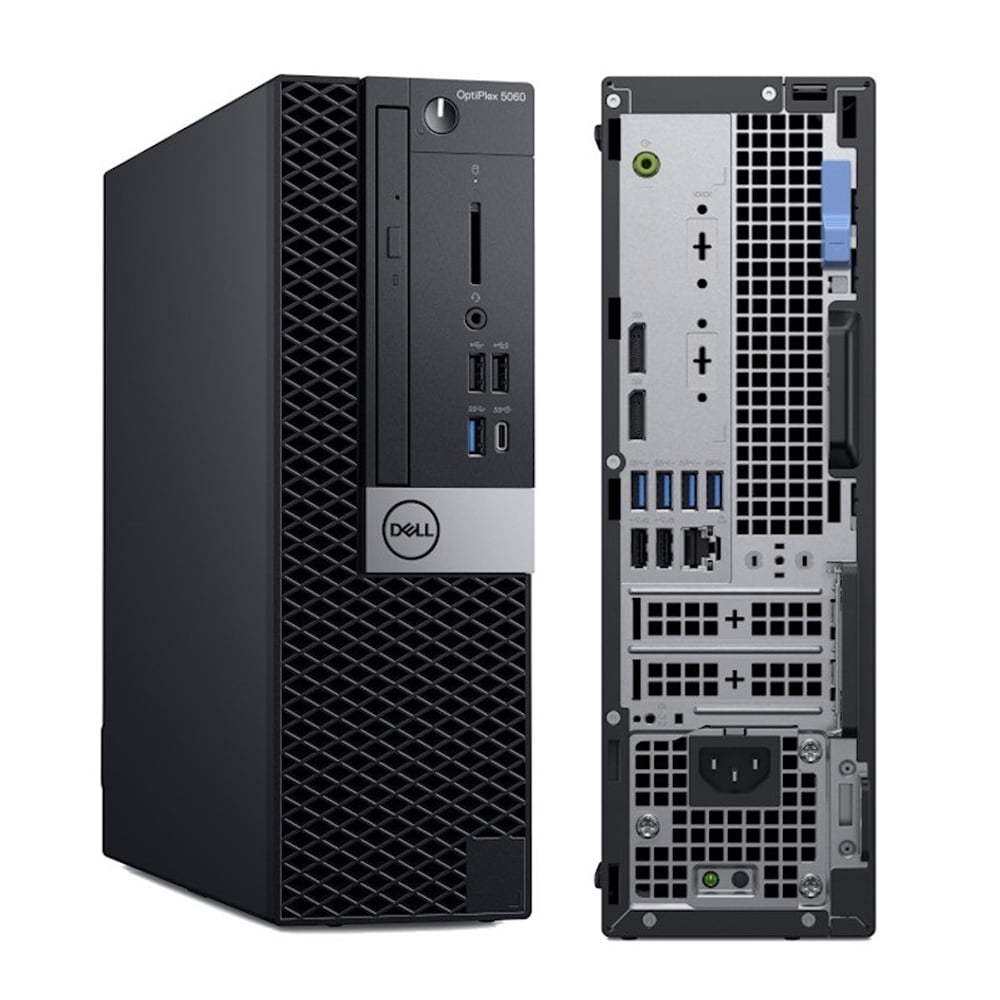 Dell OptiPlex 5060 Windows 11 Pro Desktop Computer | Core i5 Processor | 16GB RAM | 256GB SSD | 24" LCD | Home or Office PC