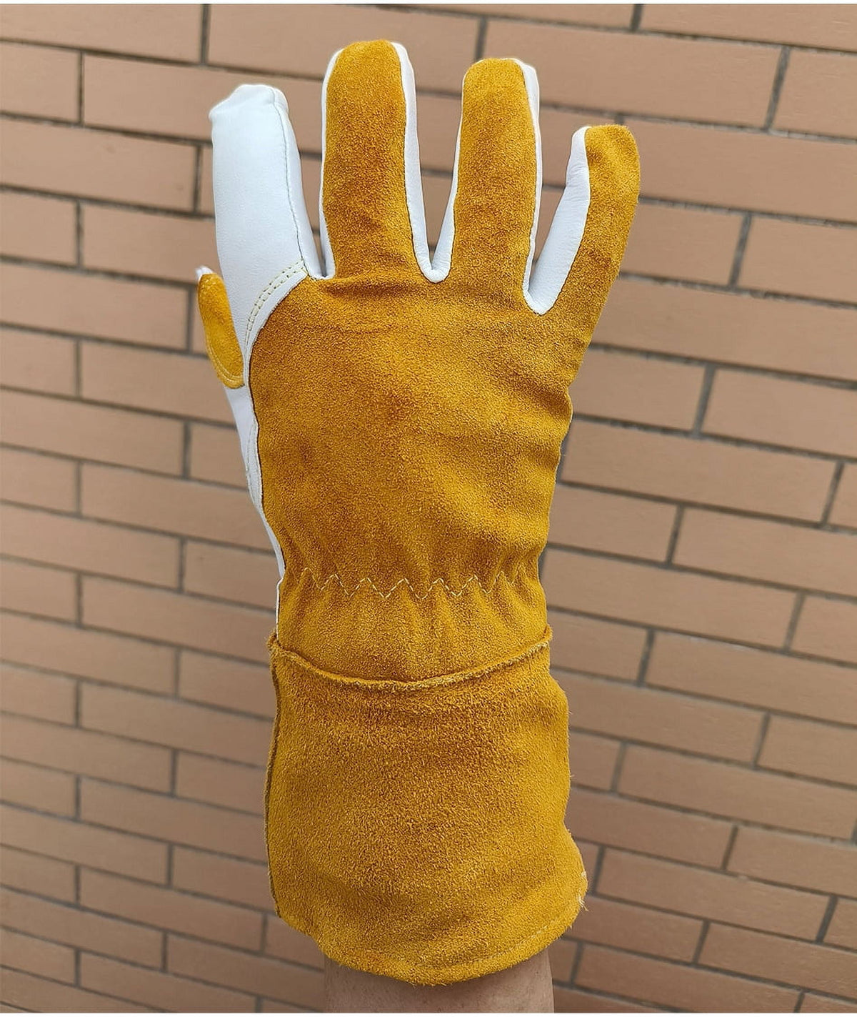 SorenCut Welding Gloves for Men 932°F Fireproof Thermal Wear-Resistant 13 Inch XL for MIG Oven Grill Fireplace