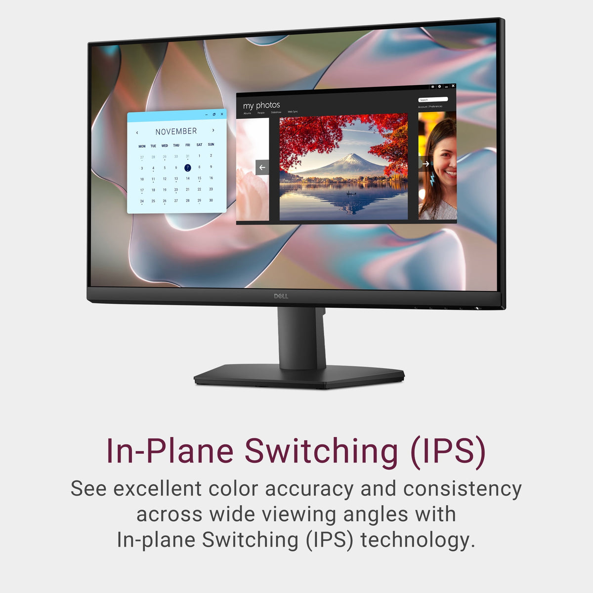 Dell 24 Monitor 23.8" 1080p FHD 100Hz IPS Anti-glare Computer Display Black, SE2425HM