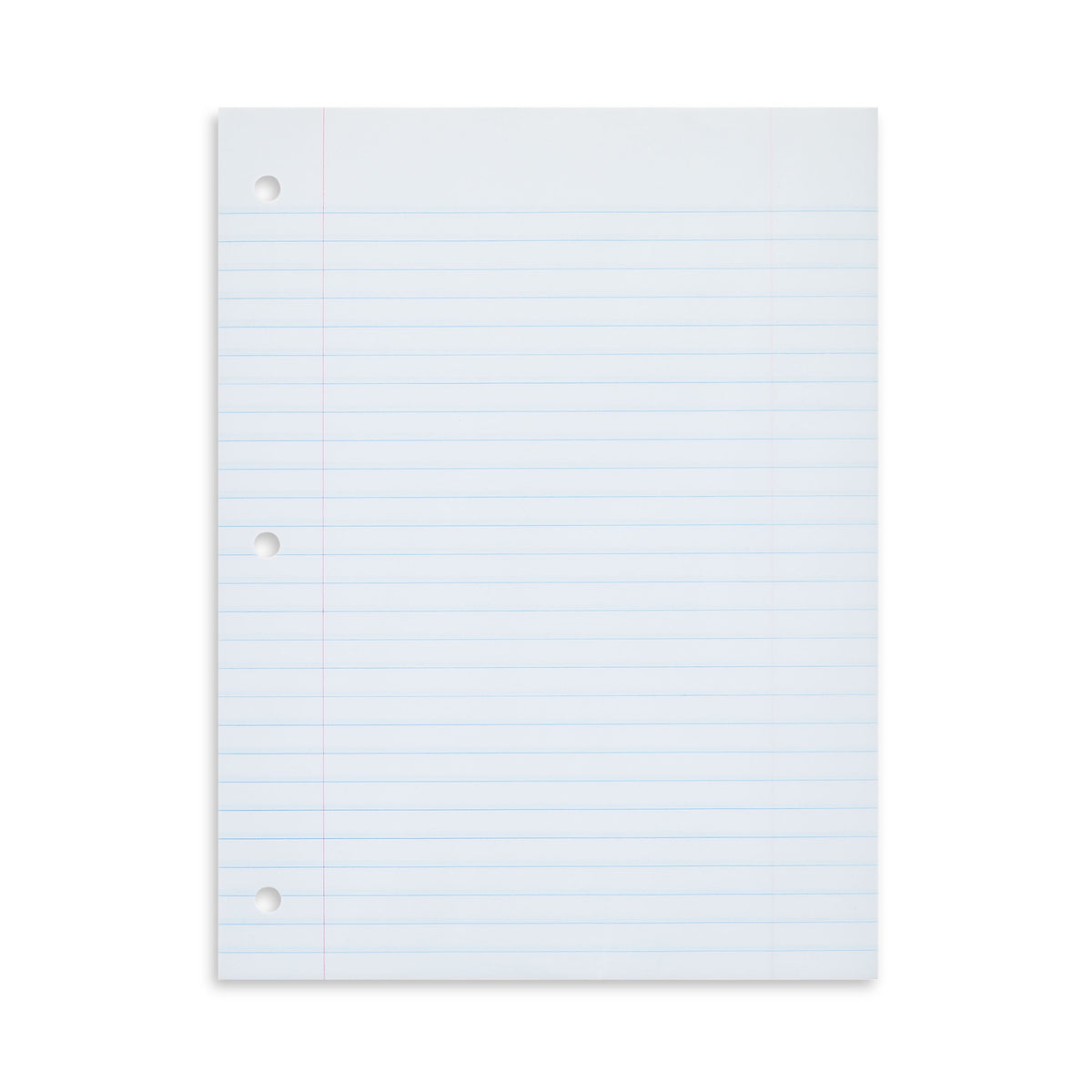 Pen+Gear Wide Ruled 8" x 10.5" Filler Paper, 500 Sheets