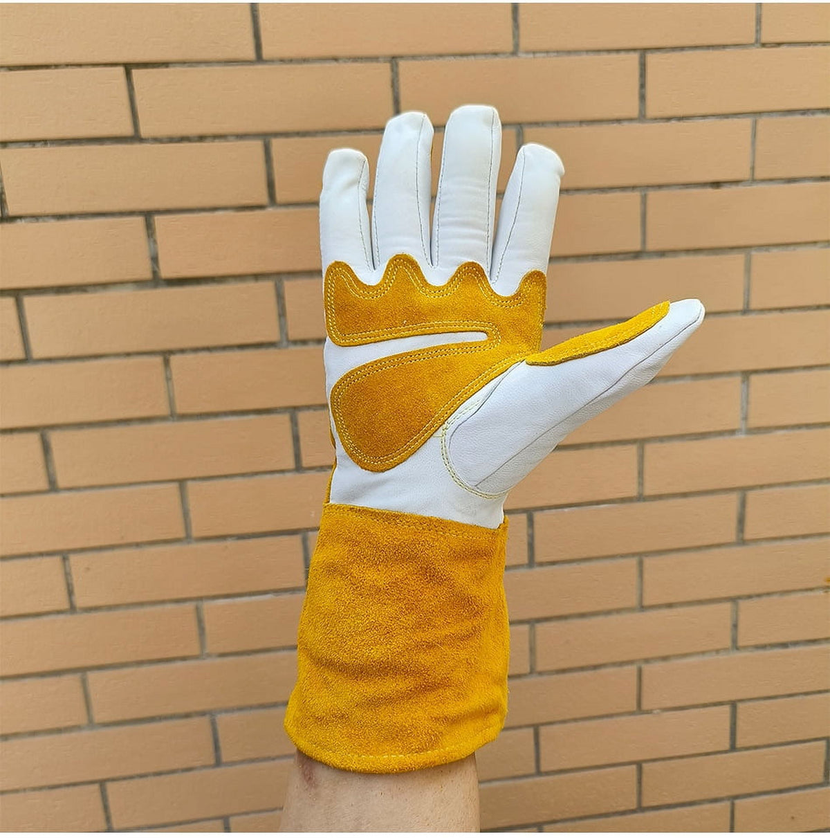 SorenCut Welding Gloves for Men 932°F Fireproof Thermal Wear-Resistant 13 Inch XL for MIG Oven Grill Fireplace