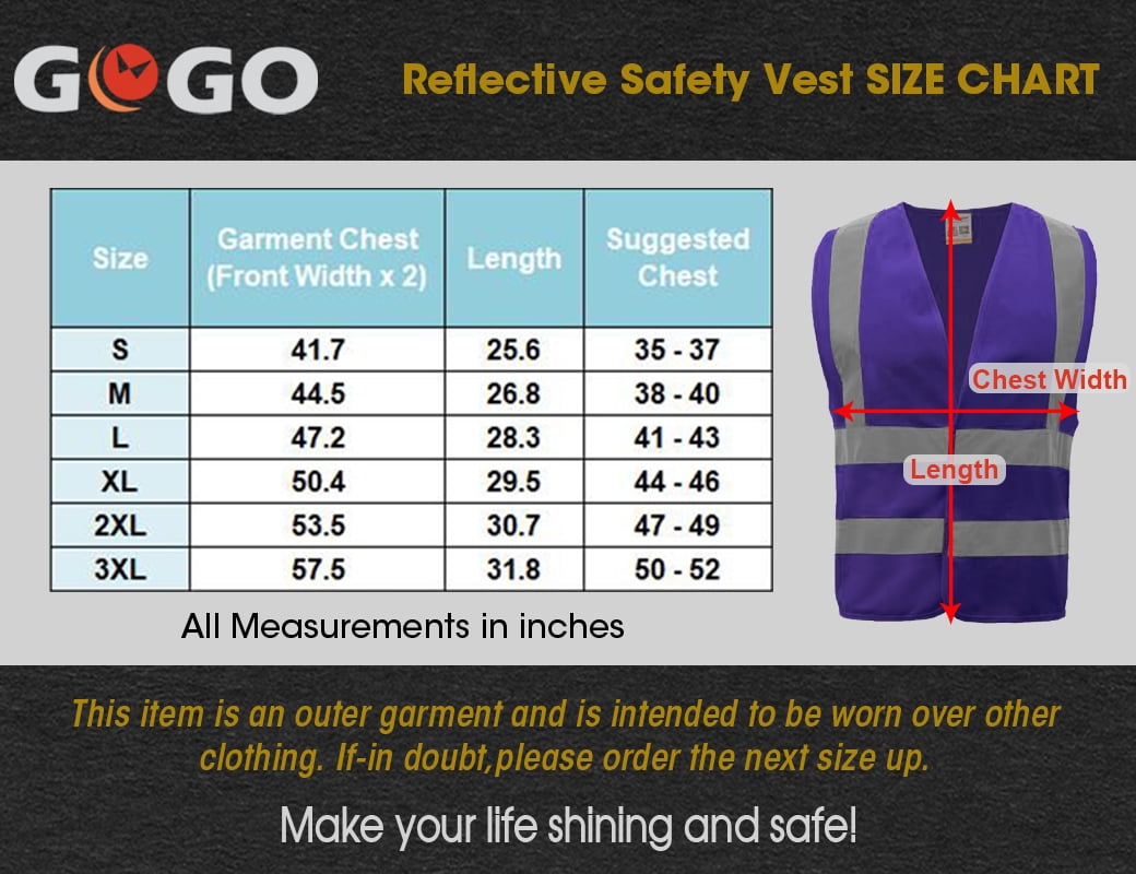 10 Pack Industrial Safety Vest with Reflective Stripes, ANSI / ISEA Class 2-Red-S