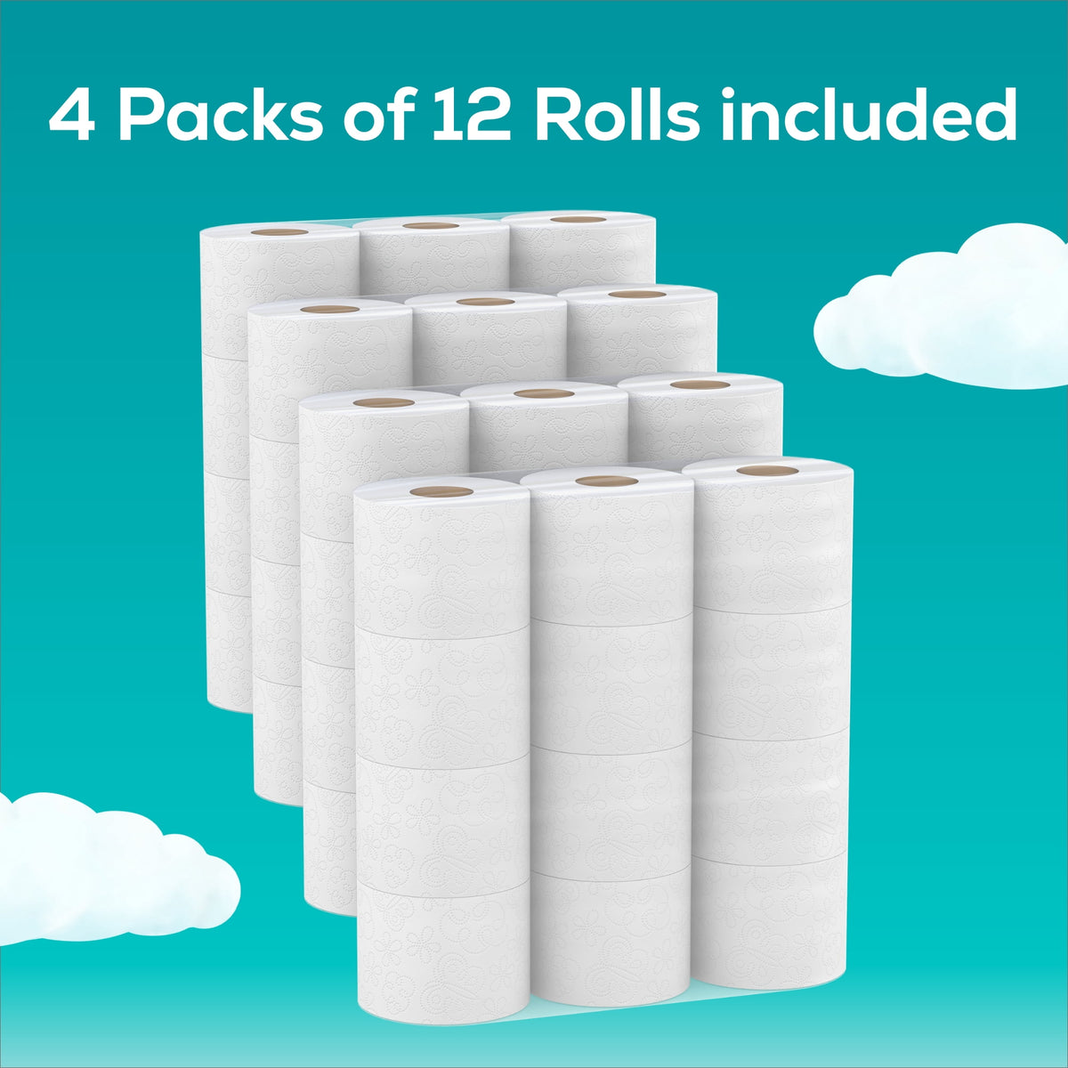 Angel Soft 2-Ply Toilet Paper, 48 Mega Rolls, 320 Sheets per Roll